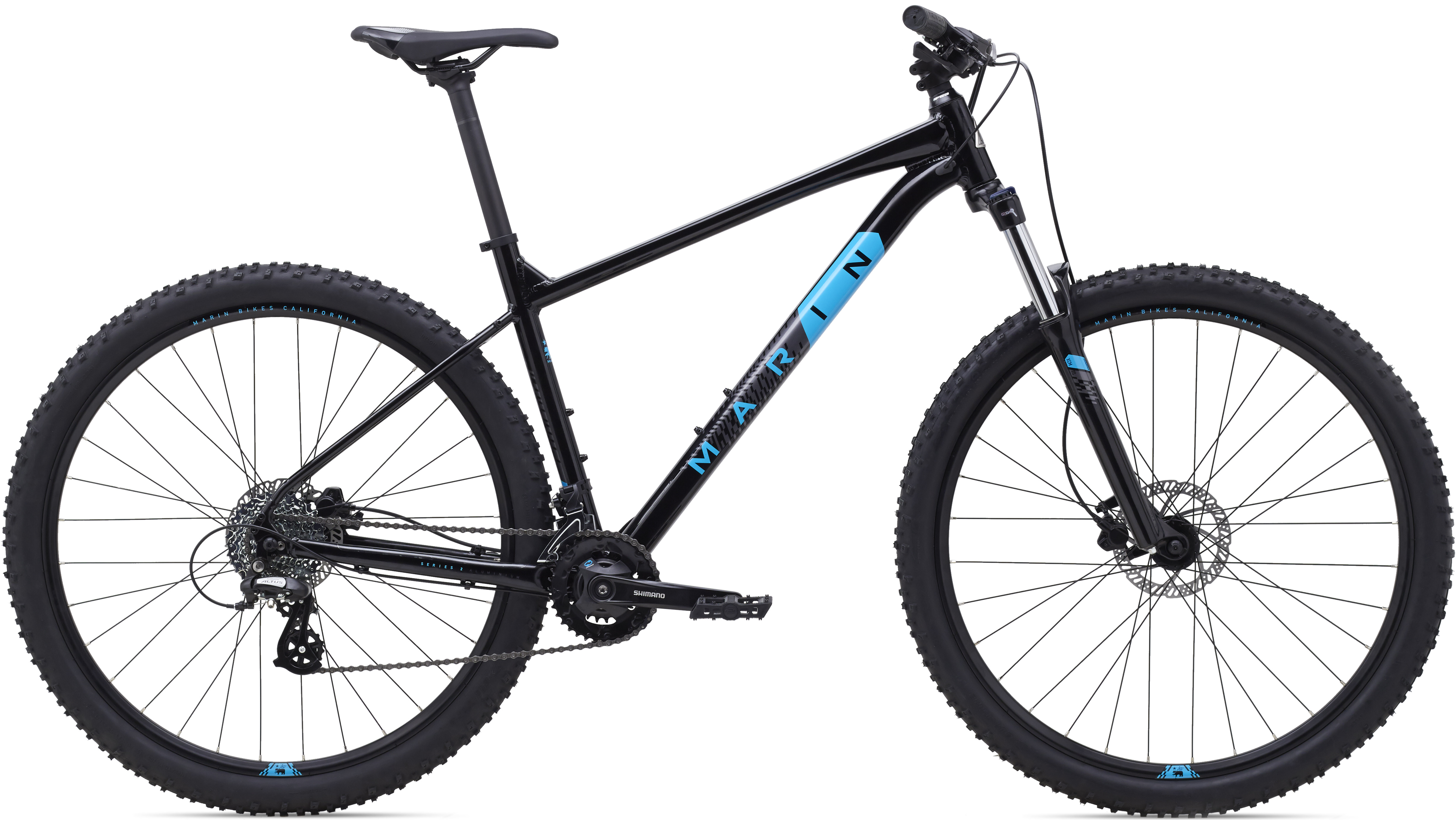 Фотография Велосипед Marin BOBCAT TRAIL 3 27,5" размер М 2020 Черно-синий
